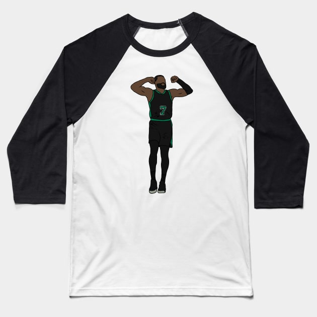 Jaylen Brown Flex Baseball T-Shirt by rattraptees